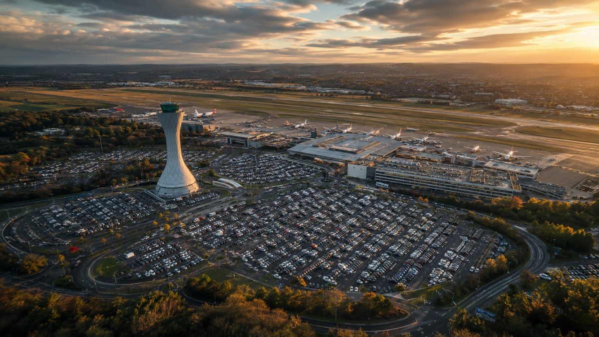 London Luton Airport - Aerial View - Save money at London Luton Airport Parking with Simply Park